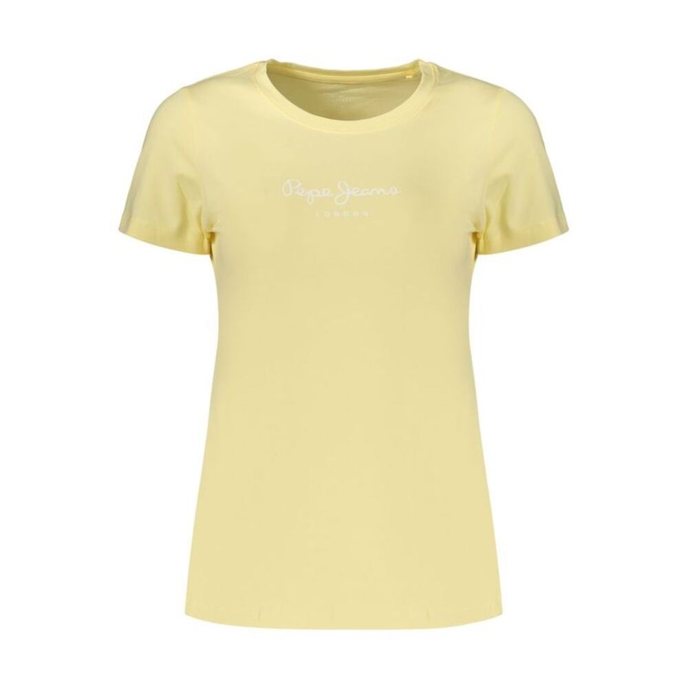 Pepe Jeans Yellow Cotton Women's Women's T-Shirt